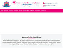 Tablet Screenshot of jrkglobalschool.com